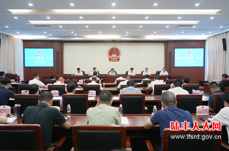 全市人大监督、代表工作会议2